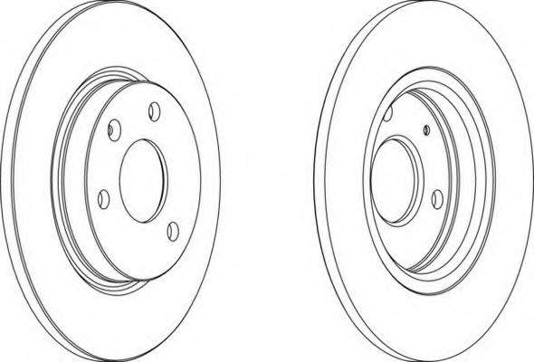 FERODO DDF316 Brake Disc